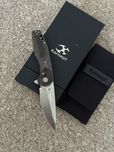 Складний ніж KANSEPT Cassowary CPM S35VN Titanium + 80S Camo Carbon