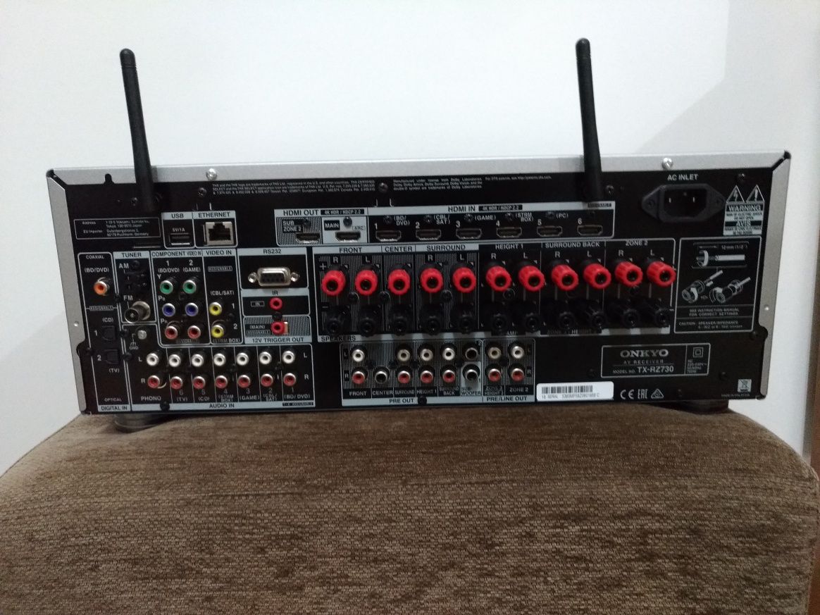 Receptor A/V Onkyo TX-RZ730