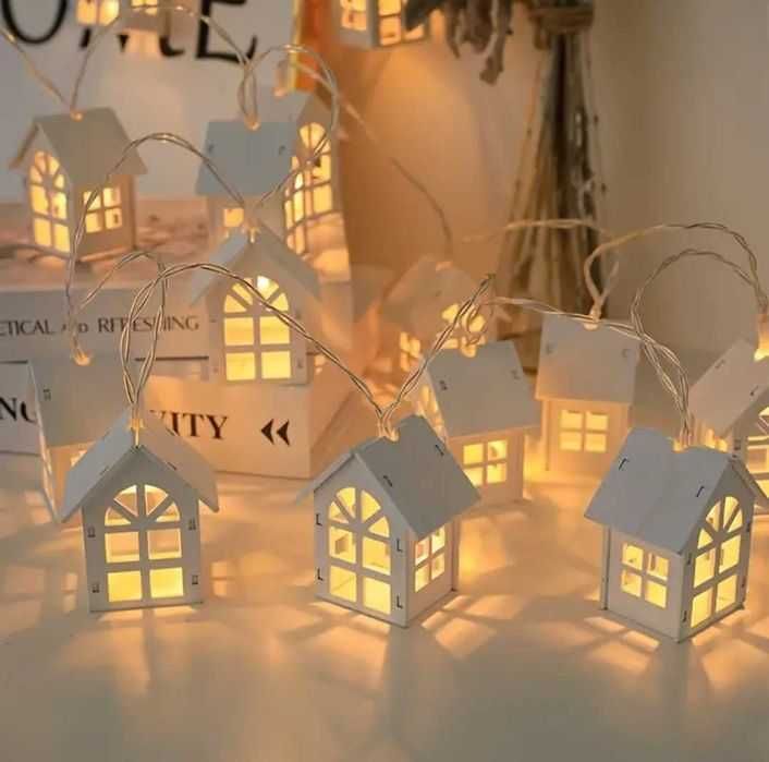 Казкові Led будиночки-ліхтарі