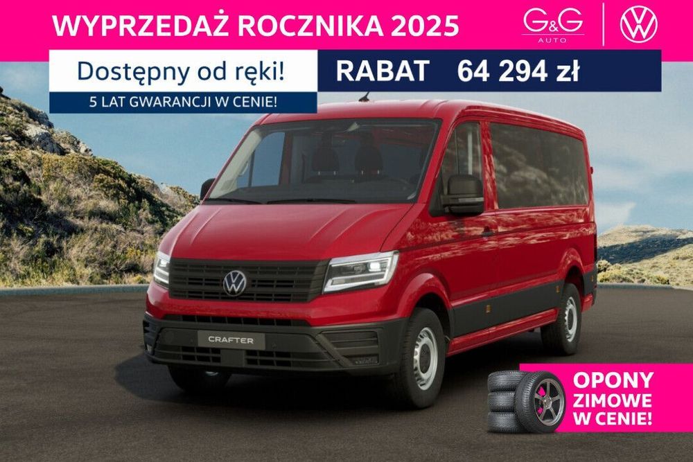 Volkswagen Crafter Furgon  4MOTION automat. 8-biegowa rozstaw osi: 3640 mm