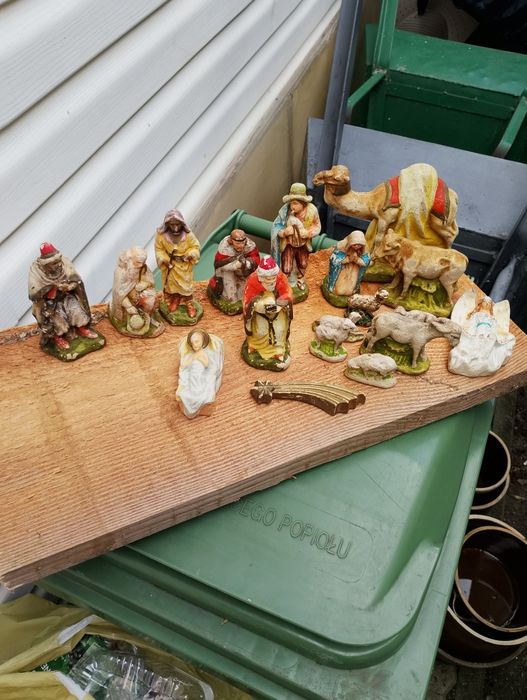 Stare gipsowe figurki