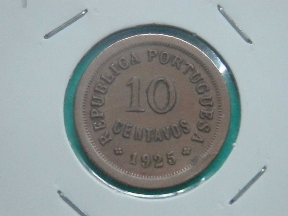 1298 - República: 10 centavos 1925 bronze, por 1,00