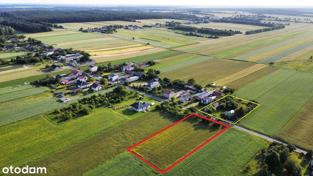 Prąd, woda, kanalizacja! Opcja podziału! 81m x 37m! BUDOWLANA !!