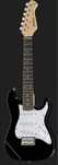 Gitara elektryczna harley benton ST-junior BK standard
