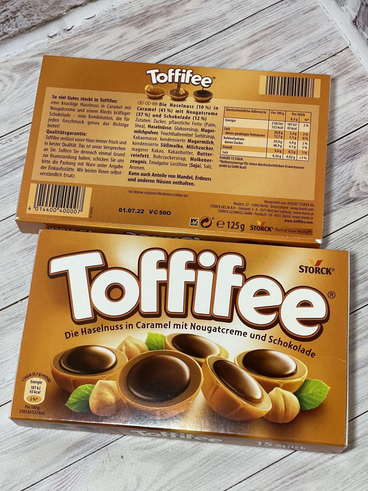 Цукерки тоффі Toffifee 125 грам