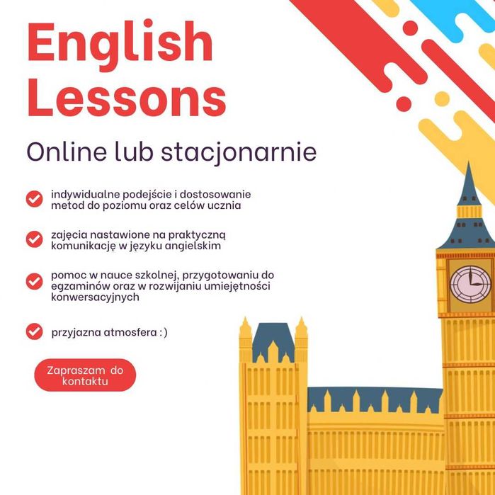 Język angielski - zajęcia dla dzieci, młodzieży i dorosłych