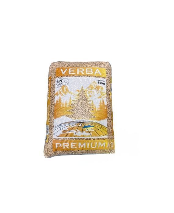 Pellet Verba A1 Enplus certyfikat. Garbatka Olczyk