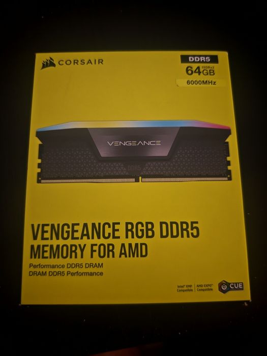 Corsair Vengeance DDR5 64GB 6000MHz novo