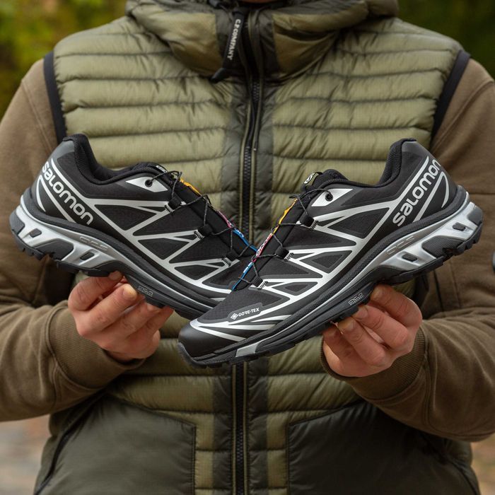 Кросівки Salomon XT-6 Gore-Tex Black/Silver premium