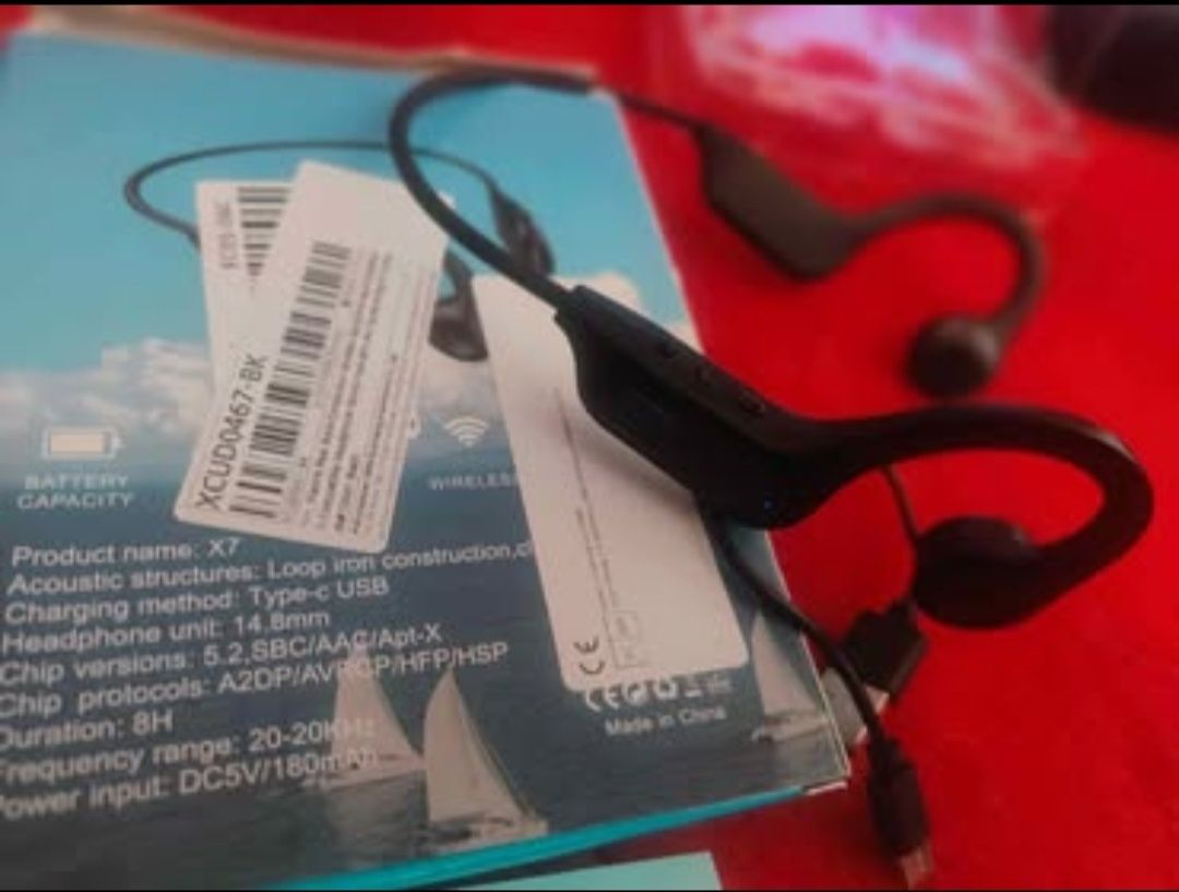Xiaomi X7 Headphones de ouvido desportivos, sem fio, Bluetooth
Sistema
