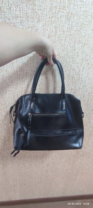Шкіряна сумка бу