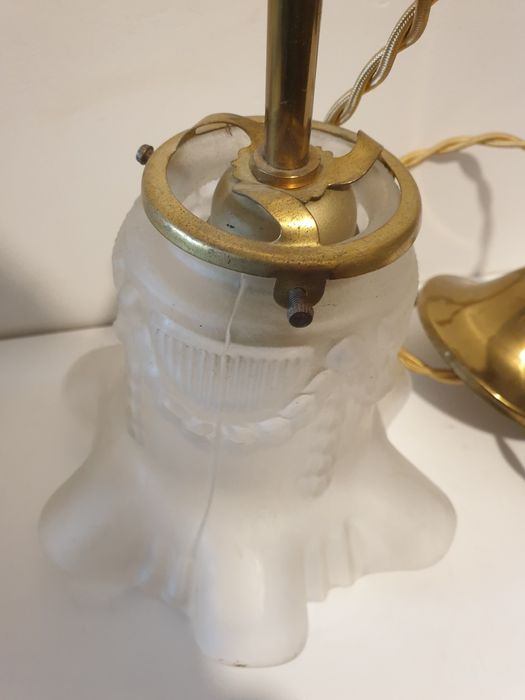 Lindo antigo candeeiro de tecto  Arte Nova