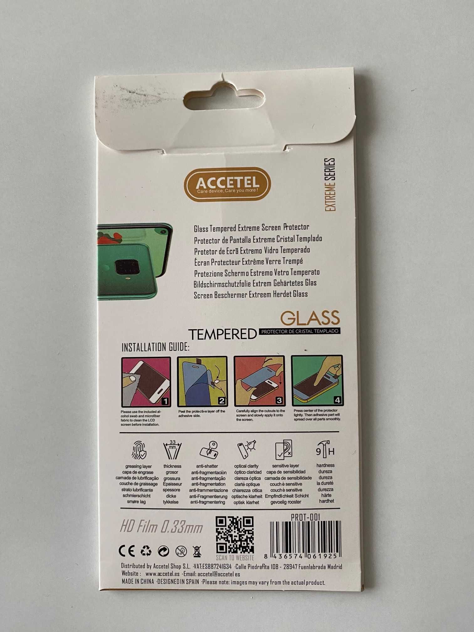 Protetor de écran em vidro temperado para iphone 5 (ctt grátis)