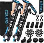 Kijki trekkingowe do Nordic Walking z włókna węglowego i aluminiowego