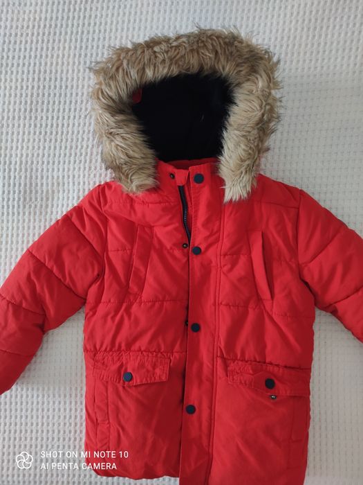 Casaco de inverno marca Okaidi, menino/menina 6 anos