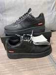 Buty Nike Air Force 1 X Supreme Czarny Damskie i Meskie Rozmiar.37,5