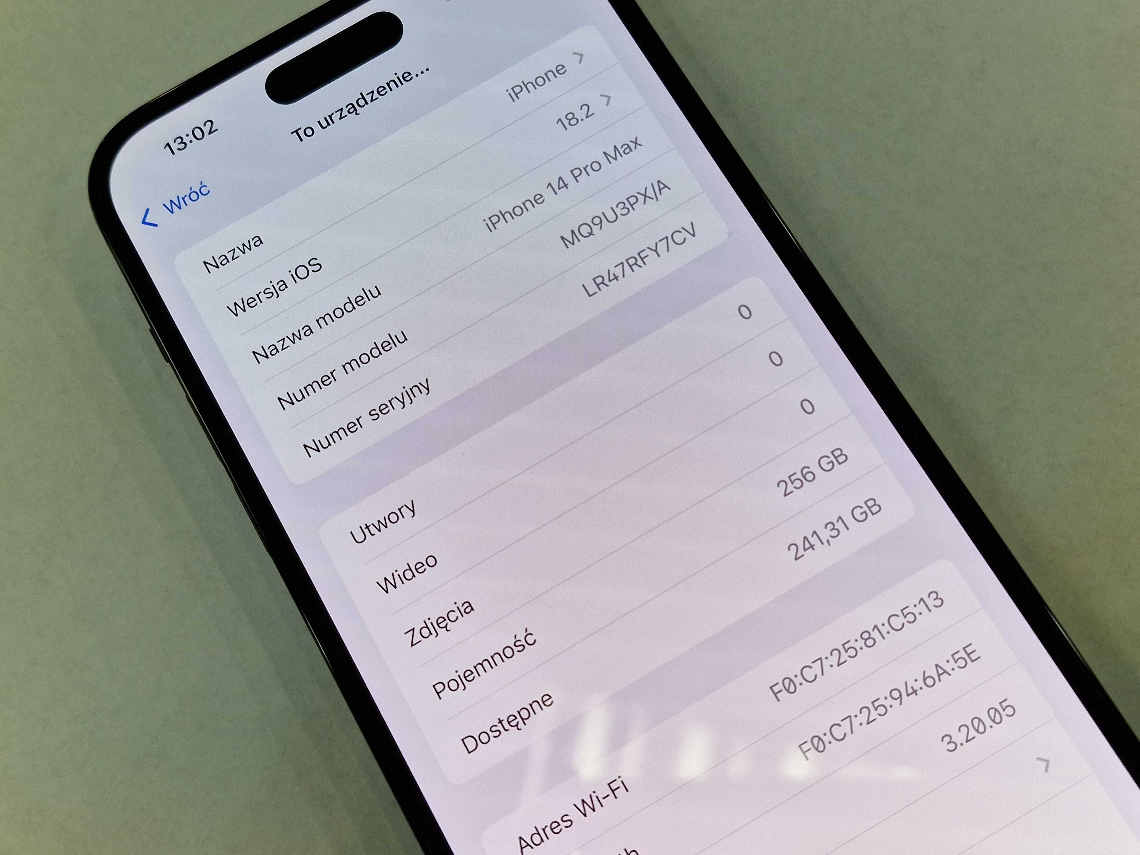 Iphone 14 PRO MAX 256GB/ Space Black/ Bat 87%/ Grade A/ z Media Markt