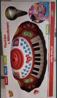 Pianinko z mikrofonem Smily Play NOWE