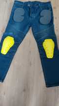 Spodnie motocyklowe jeansowe z ochraniaczami roz od M do 4xl