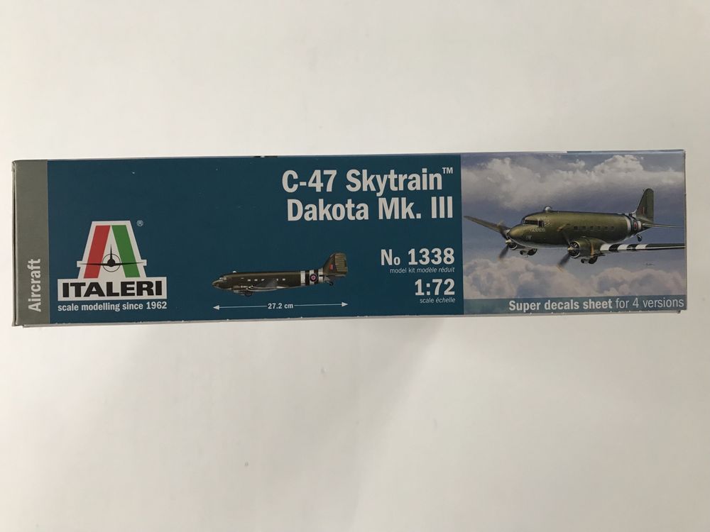 Samolot C-47 Skytrain Dakota Mk.lll model Italeri 1338