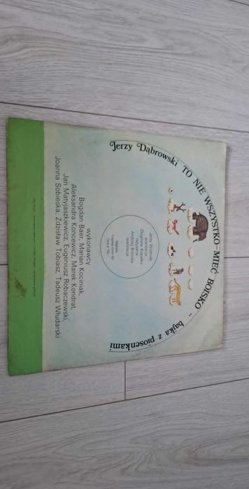 "To Nie Wszystko Mieć Boisko" - Bajka muzyczna - płyta winylowa