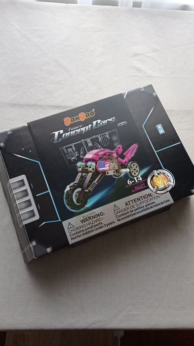 Конструктор BanBao Concept Cars/машина + майстерня/Лего/ Lego мотоцикл