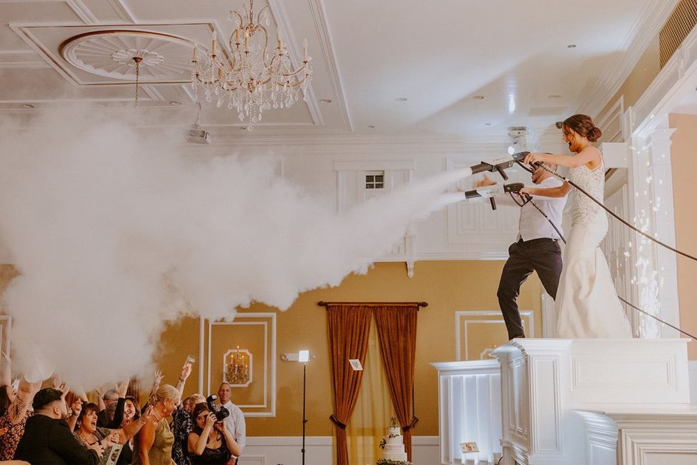 Pistolet CO2Gun Wyrzutnia CO2 Atrakcje Weselne