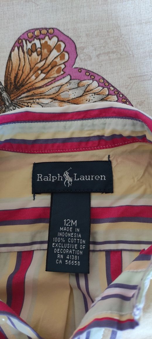 Camisa p/ Bebé menino 12-18 meses excelente estado - Polo Ralph Lauren