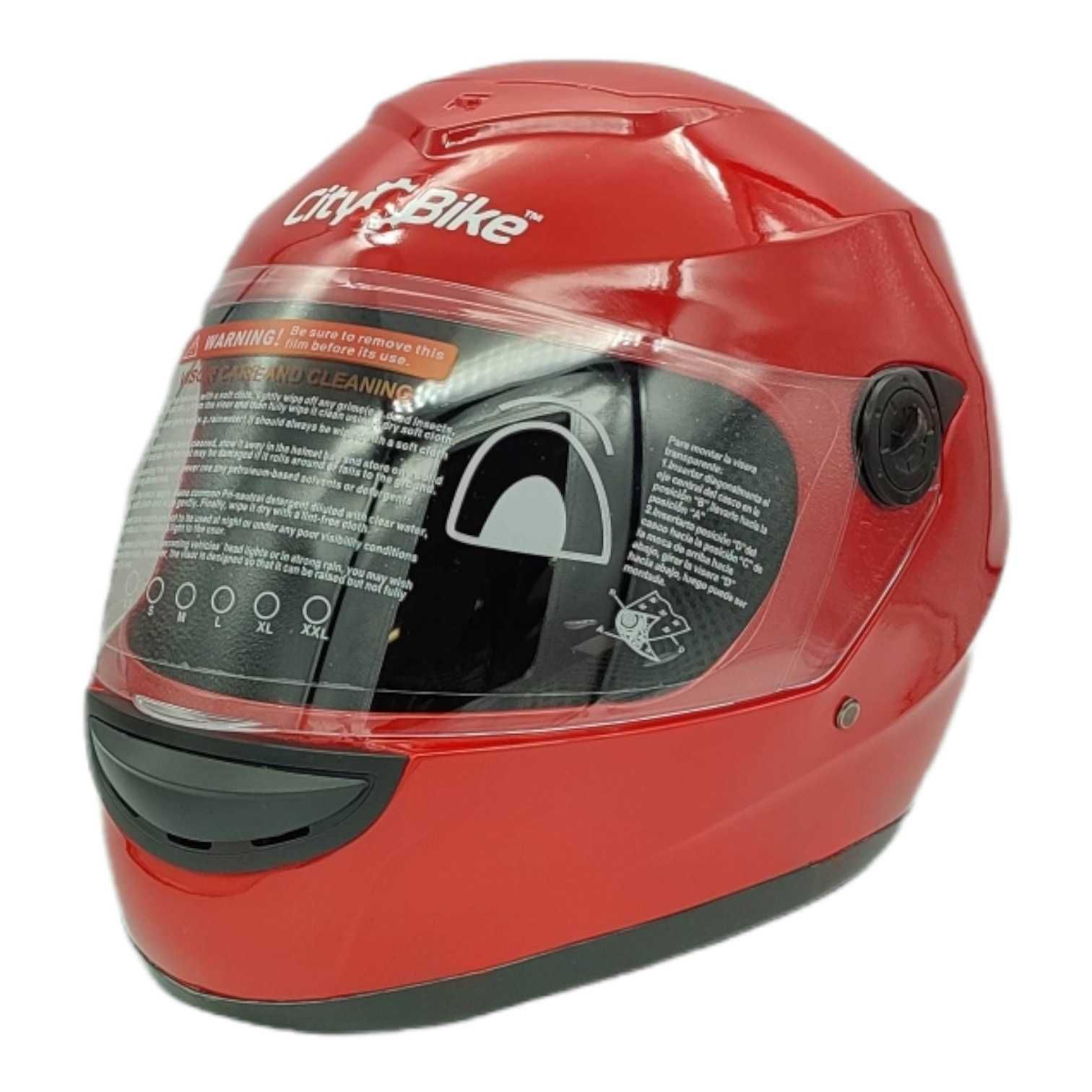 Kask Motocyklowy Zamknięty + Rękawice! - różne kolory i rozmiary