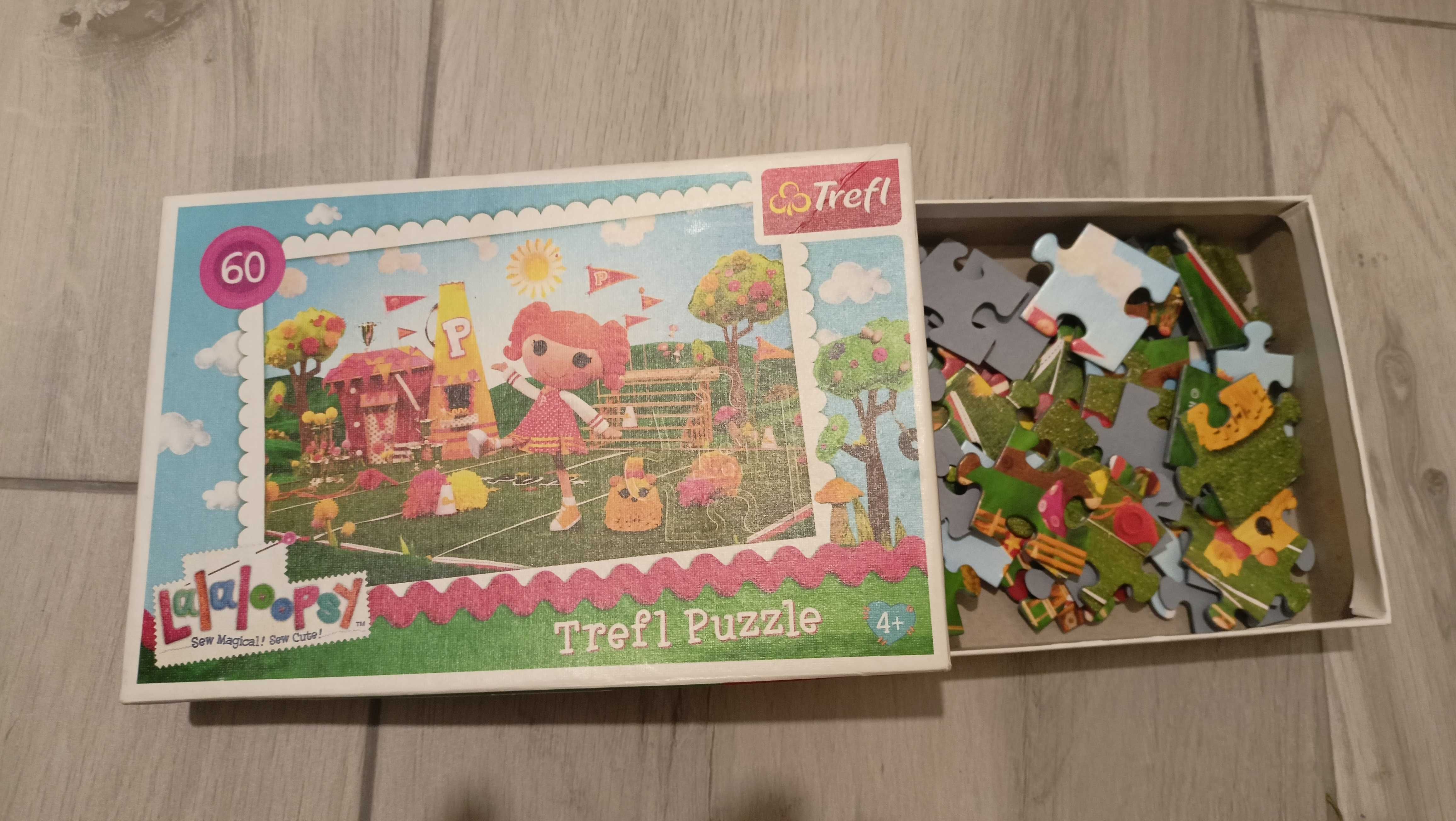 4x Puzzle dziecięce, 4+, zestaw