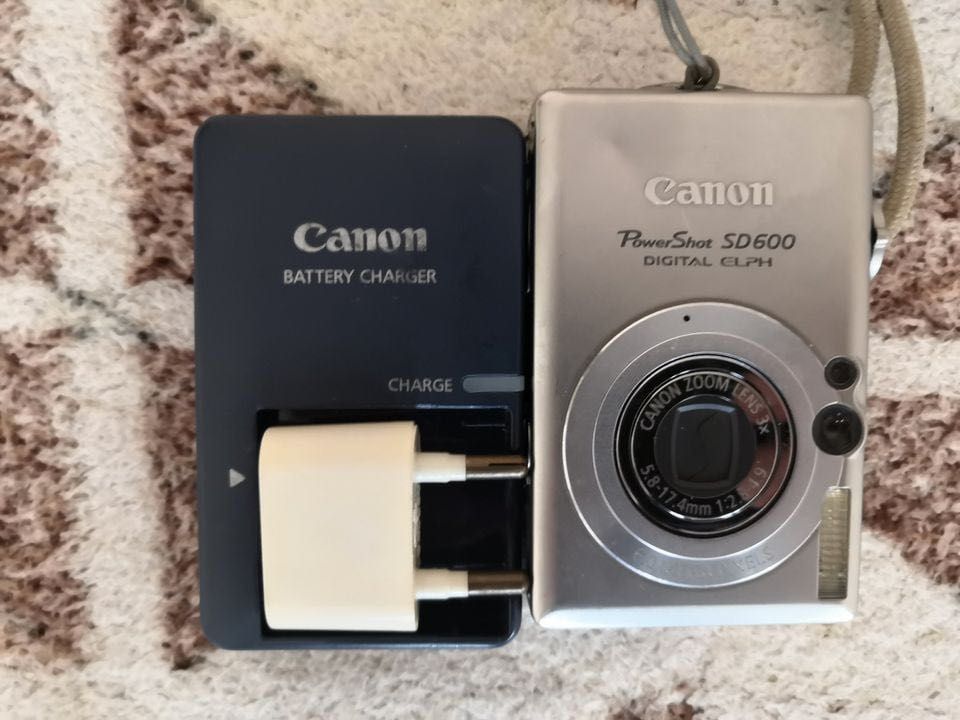 Canon SD600 Powershot Digital Elph aparat fotograficzny