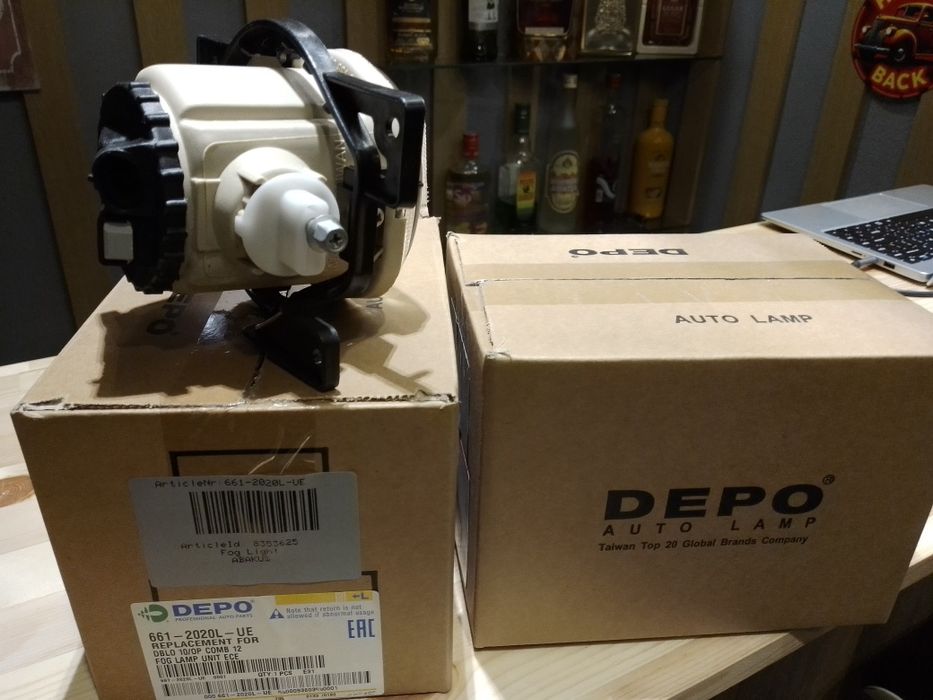 Faróis novos de nevoeiro