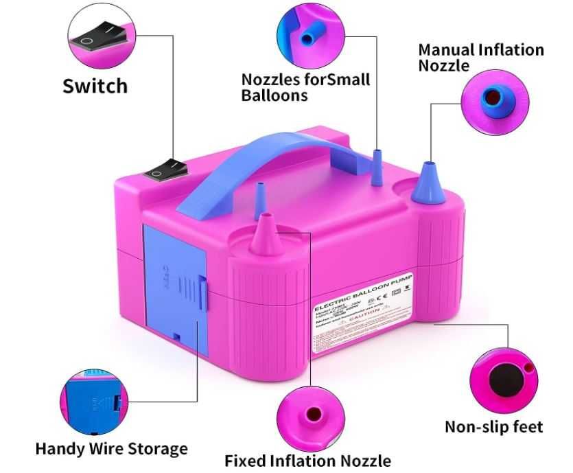 Elektryczna pompka do balonów 600W