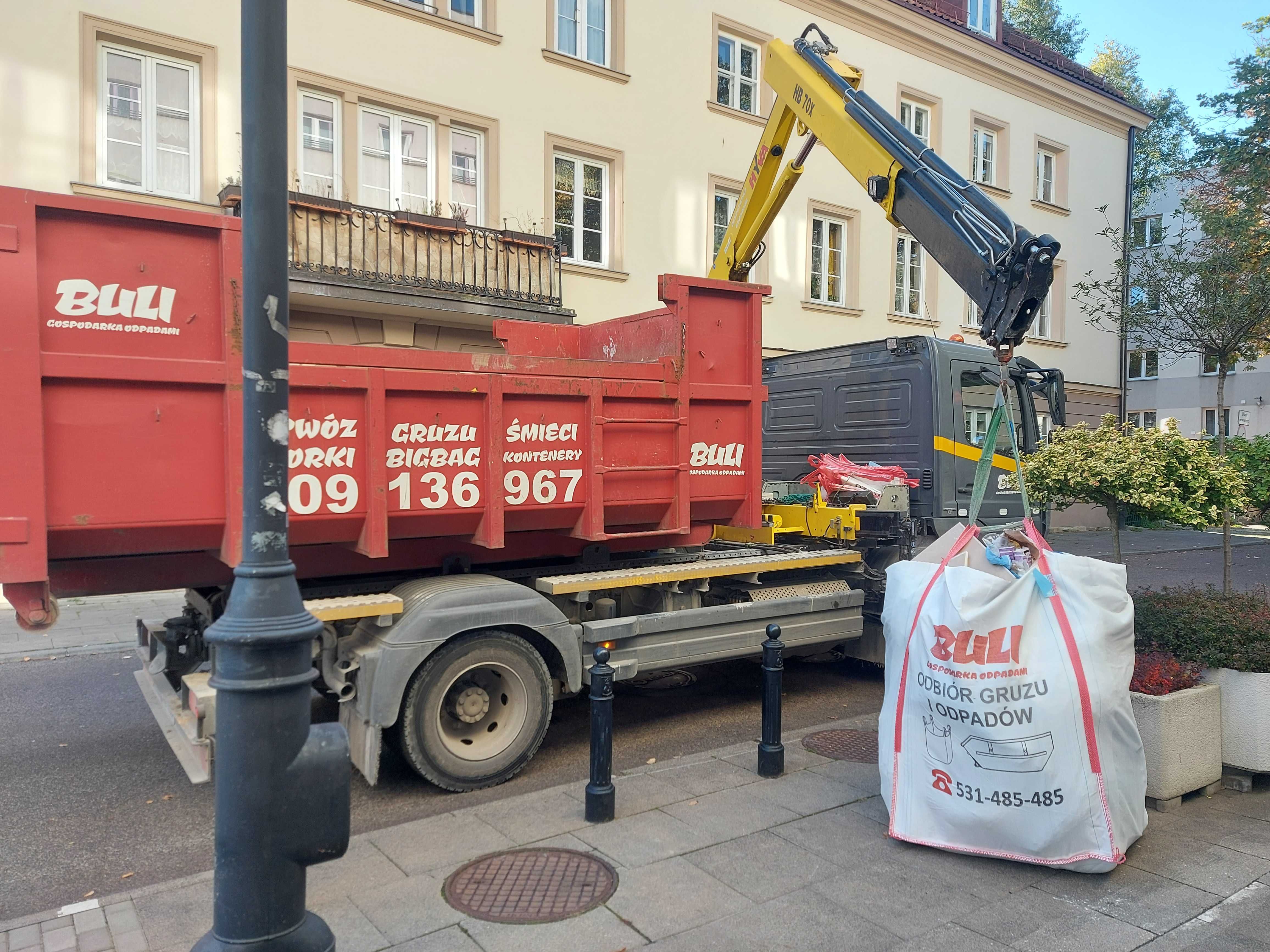 Najtańszy Wywóz Gruzu Warszawa Kontener Na Gruz Worki BIG BAG Śmieci