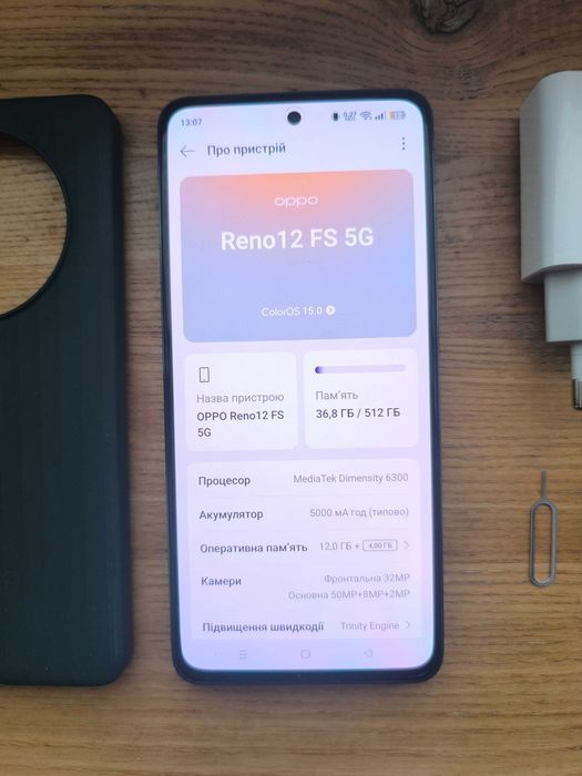 Смартфон OPPO Reno12 FS 5G 12/512GB Black Green