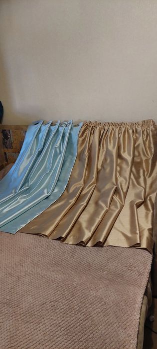 Гардина, тюль, штора на люверсах, на тесьмі фабрична.