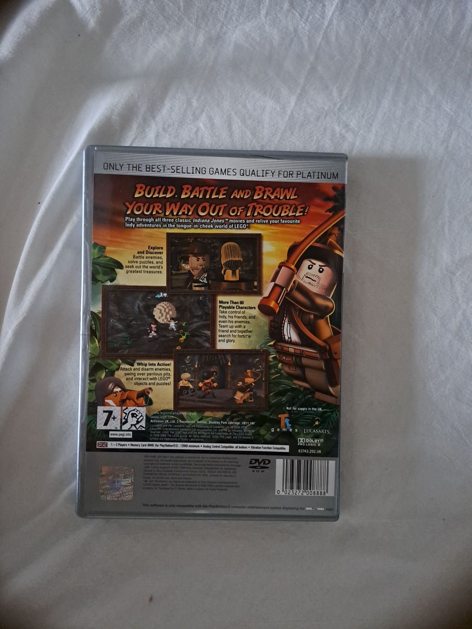 Gra na Ps2 Lego Indiana Jones The Original Adventures