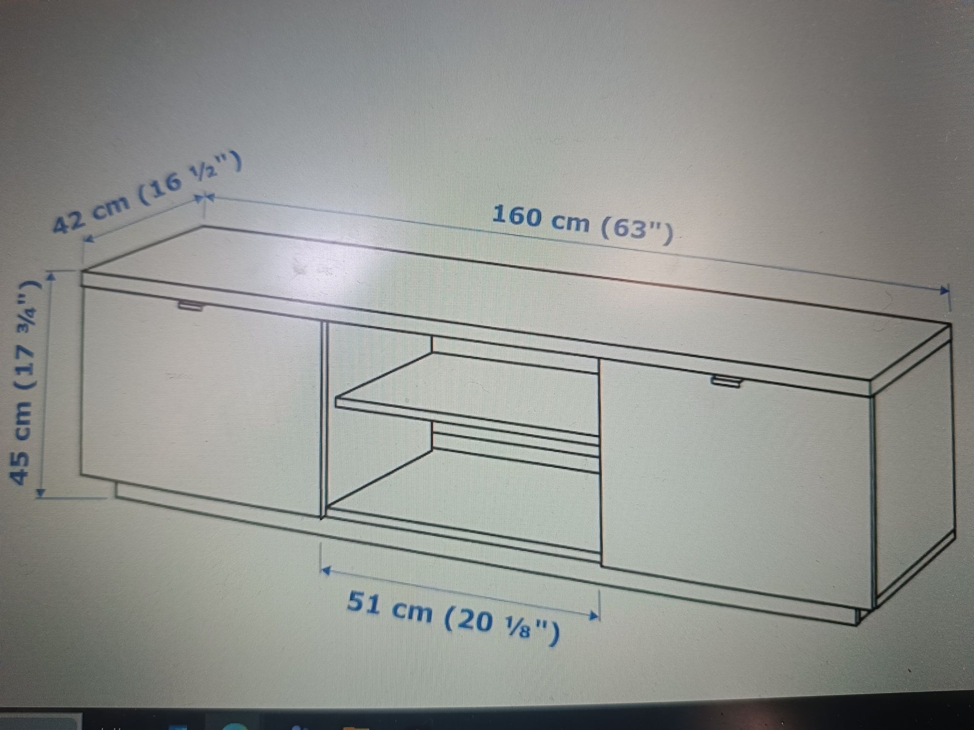Szafka RTV Byas IKEA