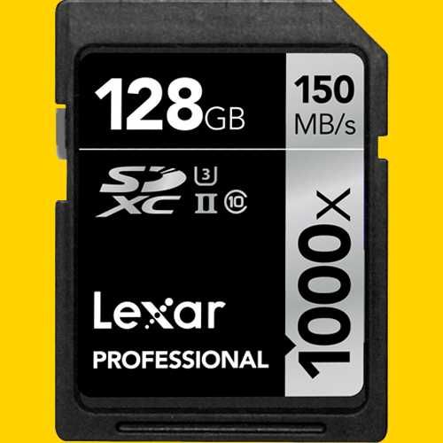 Super szybka Karta SD XCII Lexar Professional 128 GB 150 MB/s