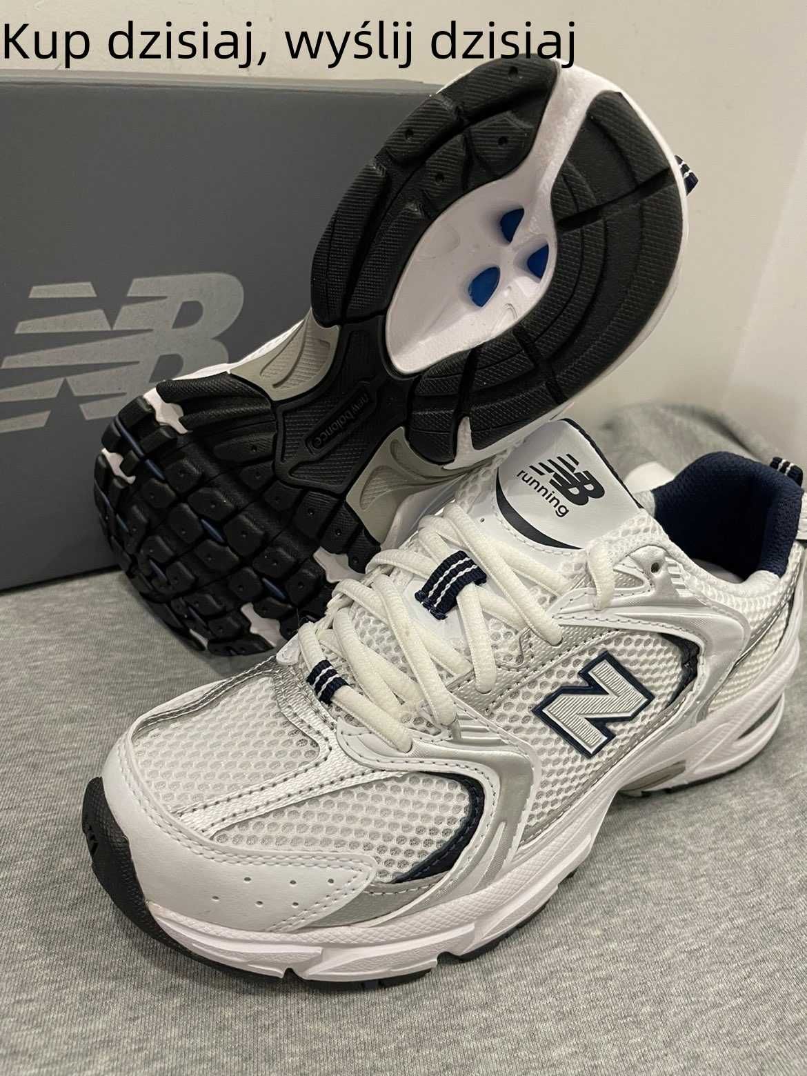 Trampki New Balance 530 Biały Srebrny Granatowy r.43