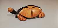 Figurka żółwia z hebanu