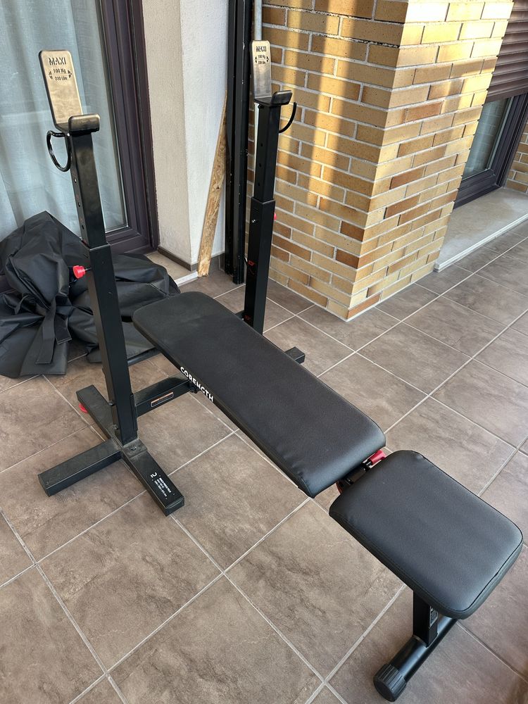 Banco musculação com suporte