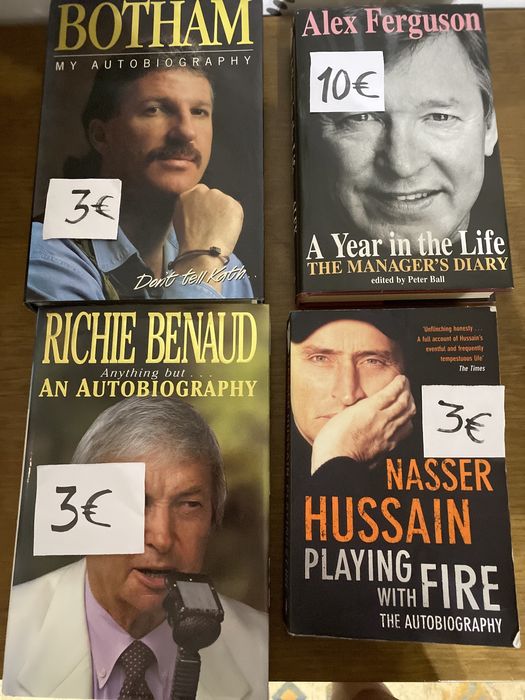 Livros biograficos cantona, alex fergunson - manchester united