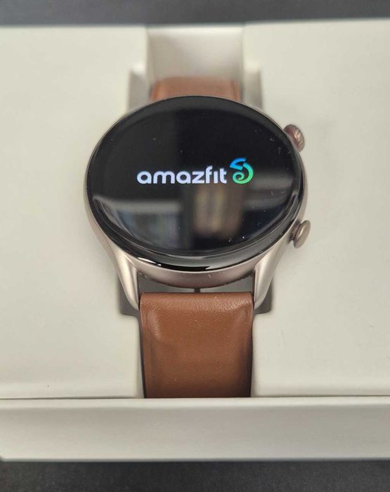 Amazfit GTR 3 Pro – komplet z pudełkiem i ładowarką, stan bardzo dobry