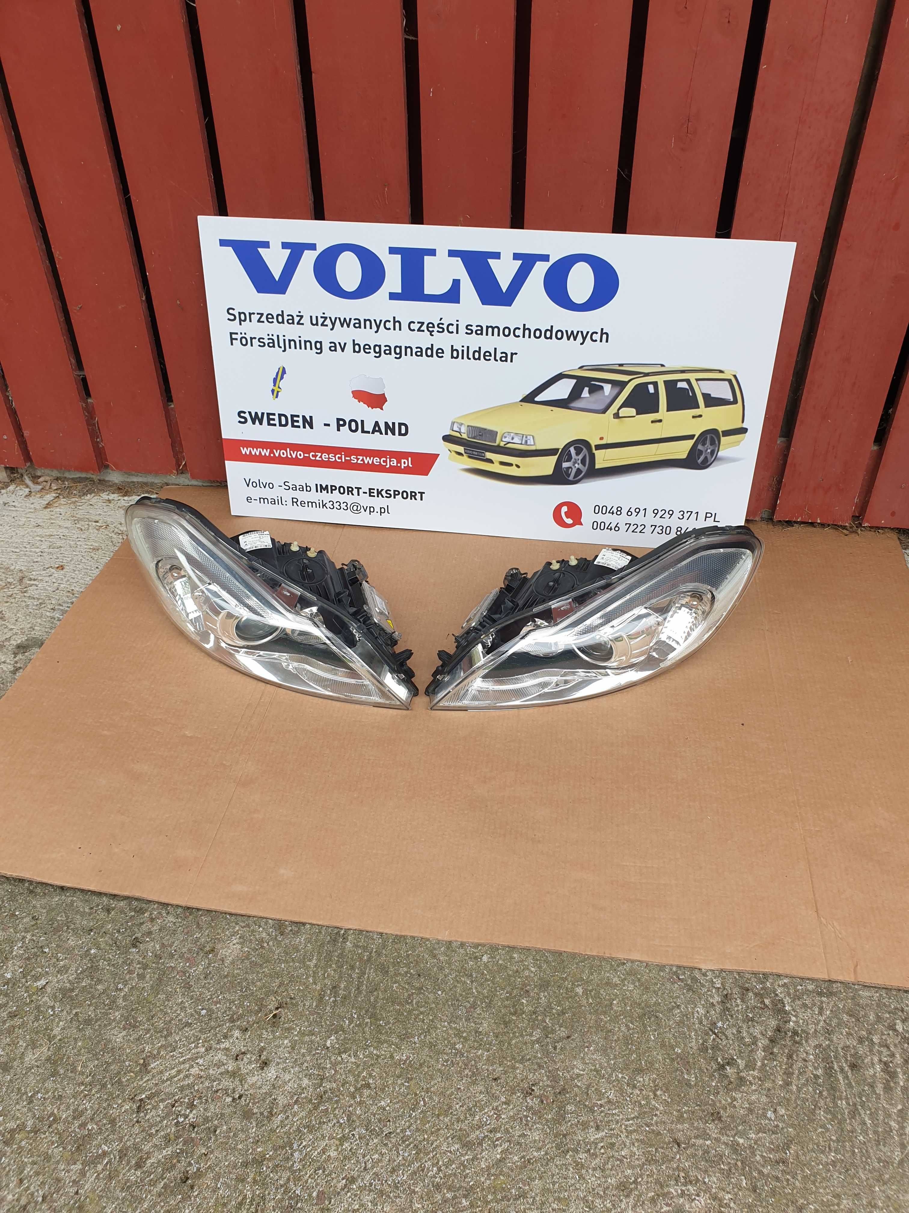 volvo C70 lampa przednia prawa  volvo C70  2010 Rok  EU  XENON