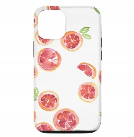 etui na iphone'a 12/12 pro wzór grejpfruta