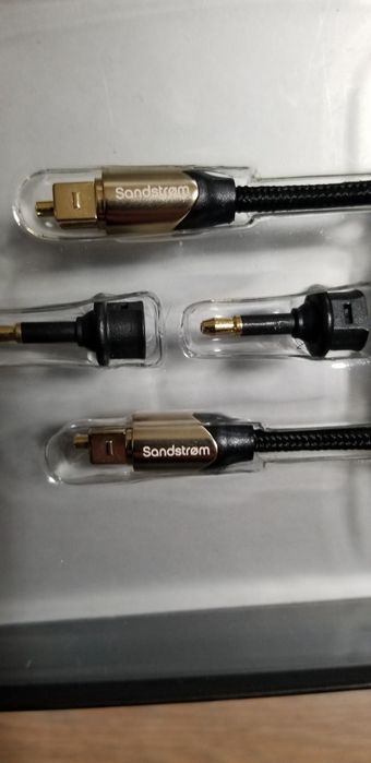 Цифровий оптичний кабель Sandstrøm Ultra Slim Gold Series