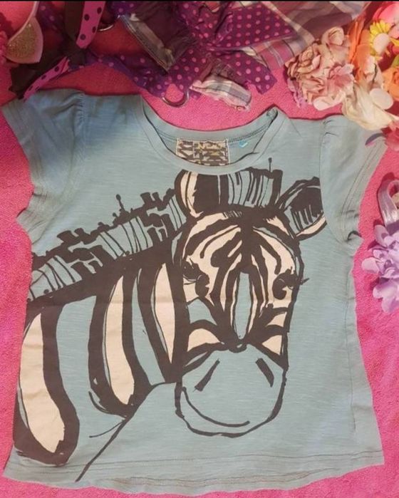 NEXT Koszulka T-shirt Zebra + gratis