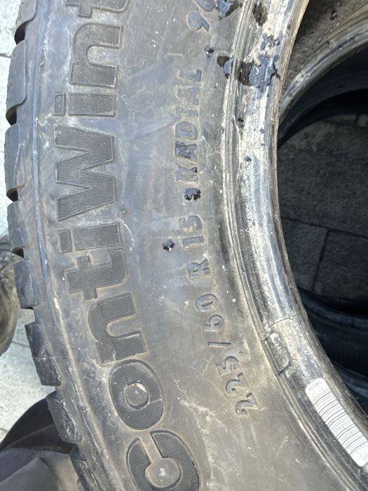 Шини резина 225/60/15 r15 Continental комплект зимні