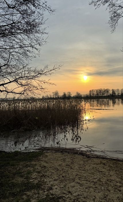 Działka budowlana 100 m od jeziora cicha okolica  z domkiem Strykowo